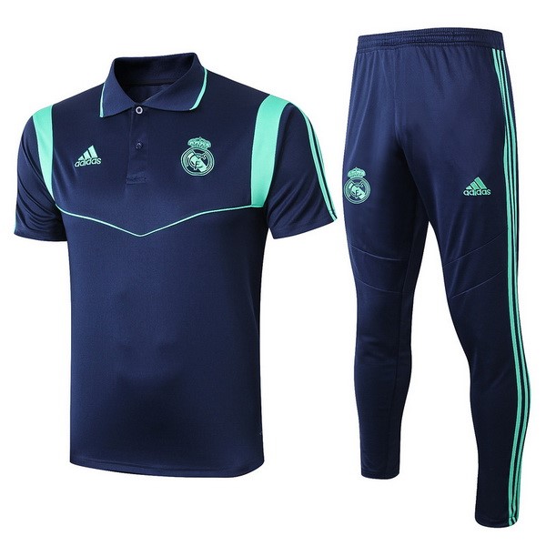 Polo Real Madrid Conjunto Completo 2019-20 Azul Marino